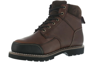 Image of Iron Age Mens Dozer 6in Internal Met Guard Steel Toe Work Boot, Brown, 6.5, IA0163-BROWN-6.5-MENS-W