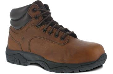 Image of Iron Age Mens Trencher 6in Work Boots, Brown, 12, IA5002-BROWN-12-MENS-M