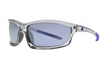 Image of Ironman Ares Sunglasses, Grey Frame, Smoke with Full Silver Mirror Lens, 10230437.QTS