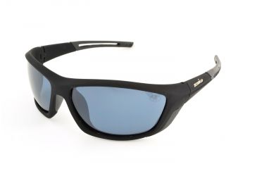Image of Ironman Zeal Sunglasses, Matte Grey Rubberized Frame, Smoke with Silver Mirror Flash Lens, 10224624.QTS