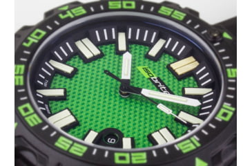 Image of Isobrite Afterburner Series T100 Tritium Watch, Black/Green, 47mm, ISO4002