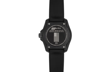 Image of Isobrite Thin Blue Line T100 Tritium Mid-Size Watch, Black/Gray, 39.5mm, ISO3006
