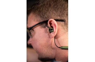 Image of ISOtunes Sport ADVANCE BT Tactical Earbuds with Bluetooth, 26 NRR, OD Green, IT-36