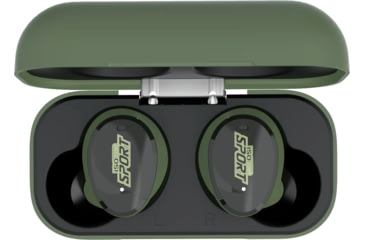 Image of ISOtunes Sport Caliber True Wireless Tactical Earbuds, 25 dB, OD Green, IT-17
