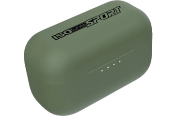 Image of ISOtunes Sport Caliber True Wireless Tactical Earbuds, 25 dB, OD Green, IT-17