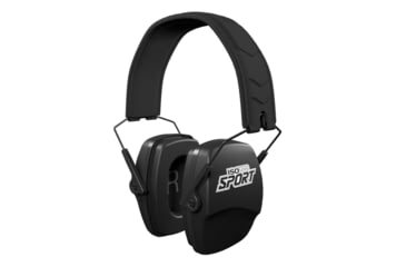 Image of ISOtunes Sport DEFY Slim Passive Earmuffs, Black, Small/Large, IT-78
