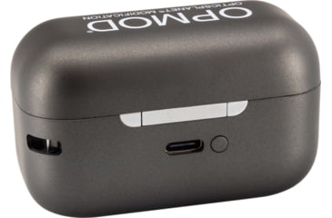 Image of ISOtunes Sport OPMOD CALIBER True Wireless Tactical Earbuds w/ Bluetooth, 25 NRR, Wolf Gray, Universal