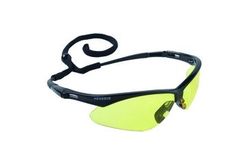 Image of Jackson Safety Nemesis Safety Eyewear, Black Frame, Amber, Universal 22476