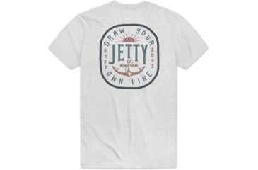 Image of Jetty Admiralty Tee - Men's, Ash Grey, Small, S22ADMI-MTASH-S