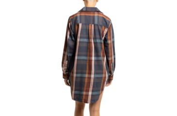 Image of Jetty Bonita Flannel Dress - Womens, Patina, Medium, 27175