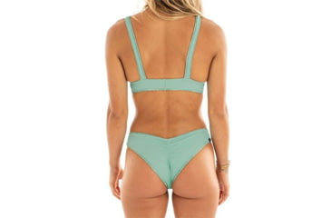 Image of Jetty Claire Bikini Top - Womens, Green, Large, 33464