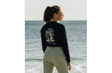 Image of Jetty Embrace Long Sleeve Tee - Womens, Black, 2XL, 29206