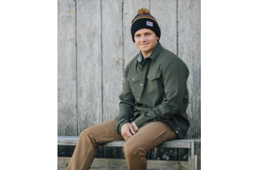 Image of Jetty Essex Oyster Twill Shirt - Mens, Military, Extra Large, 27416