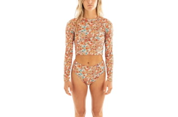 Image of Jetty Kali Rashguard Top - Womens, Blush, Small, 33546