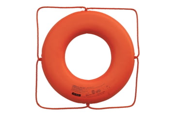 Image of Jim-Buoy U.S.C.G. Approved Gx-Series Life Ring, Orange, 20in, GO-X-20