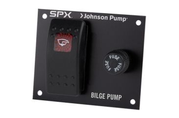 Image of Johnson Pump Bilge Pump 2-way Panel Switch, 12V, 82004