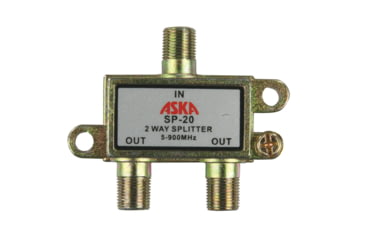 Image of JR Products 2 Way TV Line Splitter, 47335