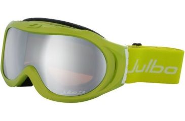Image of Julbo Astro Goggles - Lime/White Frame, Cat 3 Orange/Flash Silver 71512161