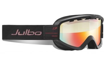Image of JULBO Bang Next Ski Goggles,Black/Red,Zebra Light Lenses w/Multilayer Fire Flash, Standard 74331245