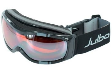 Image of Julbo Cassiopee Rx Insert Goggles - Black Frame, Cat 3 Flash Silver/Orange tint lens 70512140