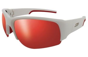 Image of Julbo Dust Sunglasses-Matte White-Red