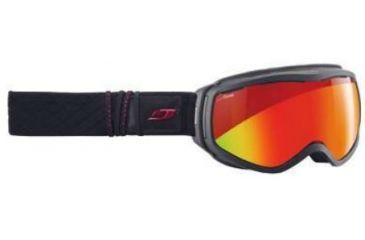 Image of Julbo Elara Goggles, Black/Red Chic Stass with Snow Tiger Lenses, Large, J74773146