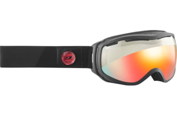 Image of Julbo Elara Goggles Black/Red with Zebra light Lenses, Large J74731226