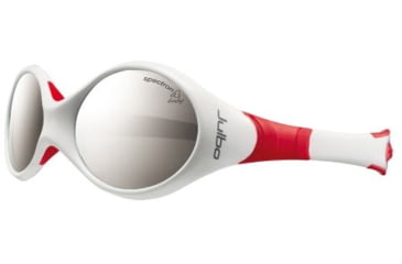 Image of Julbo Looping 2 Kids Sunglasses, White/Red Frame w/Spectron 4 Baby Lenses 332111