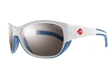 Image of Julbo Luky Sunglasses with Spectron 3+ Lenses, White/Blue, 4-6 Years J4911111