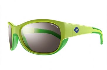 Image of Julbo Luky Sunglasses with Spectron 3+ Lenses, Green/Green, 4-6 Years J4911116