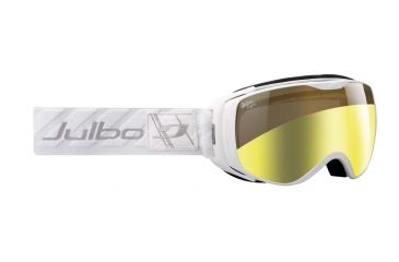 Image of Julbo Luna Goggles, White w/Zebra Light Double Spherical Lenses And A Light Gold Flash Treatment 72831114