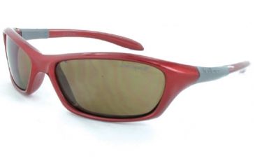 Image of Julbo Ozone L Kids Sun Glasses, Red Frame, Spectron 3 Lens
