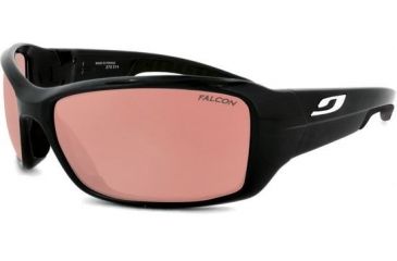 Image of Julbo Run Sunglasses-Black-Red Falcon