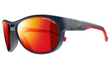 Image of Julbo Shore Sunglasses,Matte Blue/Red Frame,Spectron 3 CF Lens J4871112