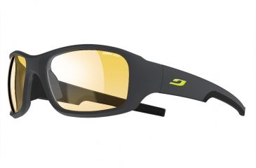 Image of Julbo Stunt Sunglasses with Zebra Light Lenses, Gray/Yellow, Large J4383221