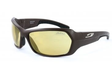 Image of Julbo Dirt Zebra Antifog Chocolate Performance Sunglasses 369350