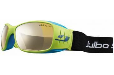 Image of Julbo Tensing Flight Sunglasses, Yellow/Blue Interchangeable Zebra And Polarized Lenses 4363116