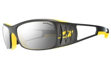 Image of Julbo Tensing M Sunglasses, Black/Yellow w/ Spectron 4 Lenses 4531214