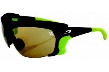 Image of Julbo Trek Sunglasses, Black/Lime w/ Zebra Lenses 4373114