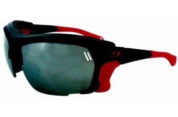 Image of Julbo Trek Sunglasses, Grey/Red w/ Spectron 4 Lenses 4371221