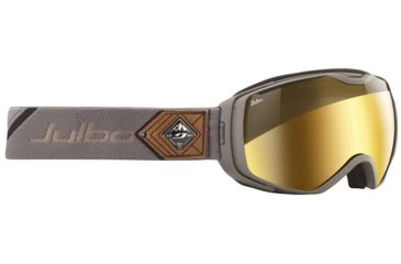 Image of JULBO Universe Ski Goggles,Grey,Zebra Lenses w/Gold Flash, Large 73631515