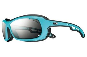 Image of Julbo Wave Sunglasses, Blue/Black w/ Polarized 3+ Lenses 4429112