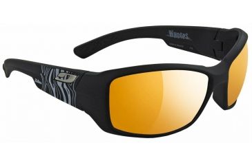 Image of Julbo Whoops Sunglasses, Matte Black + Wallpaper w/ Zebra Lenses 4003122
