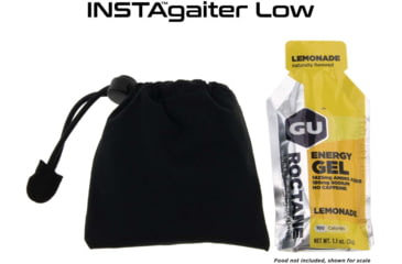 Image of Kahtoola INSTA Gaiters Low, Black/Black, Small - Medium, KT07001