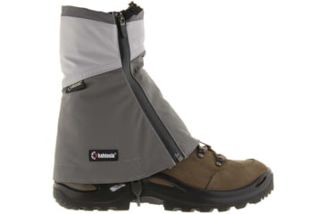 Image of Kahtoola LEVA Gaiters GTX Mid, Light Grey/Dark Grey, Small, KT09057