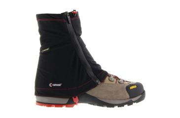 Image of Kahtoola LEVA Mid GTX Foot Gaiters, Black, Small, KT09052