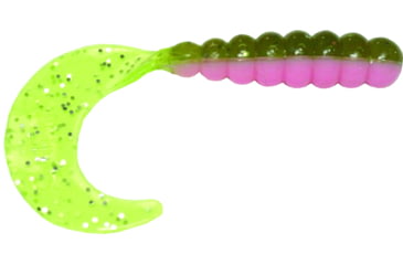 Image of Kalin's Fishing Kalin Triple Threat Grub, 8, 2in, Electric Chicken, 2TG10-850