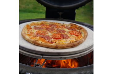 Image of Kamado Joe Classic Joe Pizza Stone, Ceramic, White, Medium, KJ-PS23