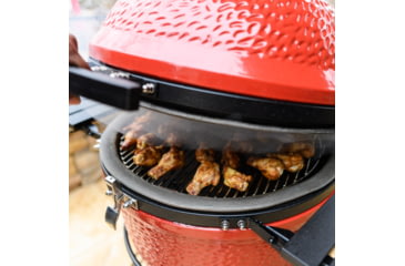 Image of Kamado Joe Classic II 18 inch Charcoal Grill, Ceramic, Red, Medium, KJ23RHC
