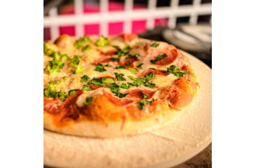 Image of Kamado Joe Classic Joe Pizza Stone, Ceramic, White, Medium, KJ-PS23